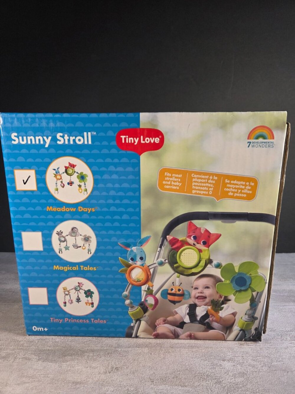 Tiny Love Meadow Days Sunny Stroll Arch Stroller Carrier Bassinett Unisex 0m+